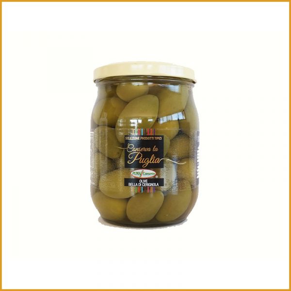 Konzerv olíva bogyó “Bella di Cerignola” Puma